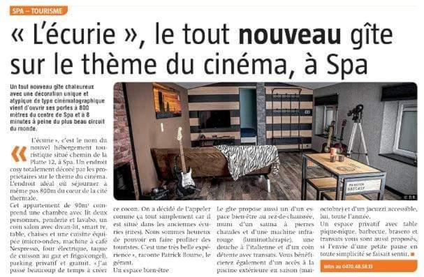 L'écurie gîte Spa Exterior foto